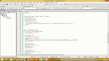 Tutorial Membuat Animasi bergerak Dengan CodeBlocks OpenGL