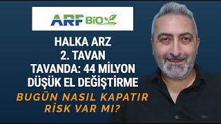 Arf Bio Enerji Halka Arz 2. Tavan Tavandaki Emirler El Değiştirme Oranları