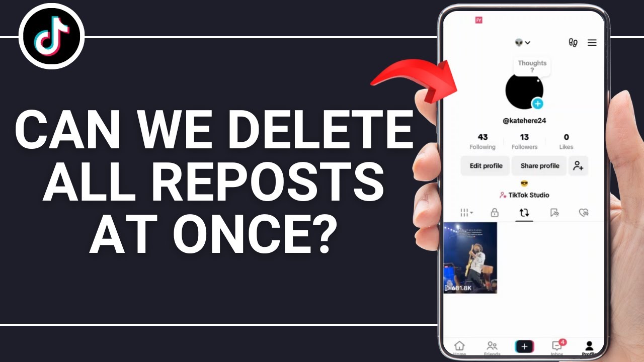 can-we-delete-all-reposts-at-once-on-tiktok-youtube