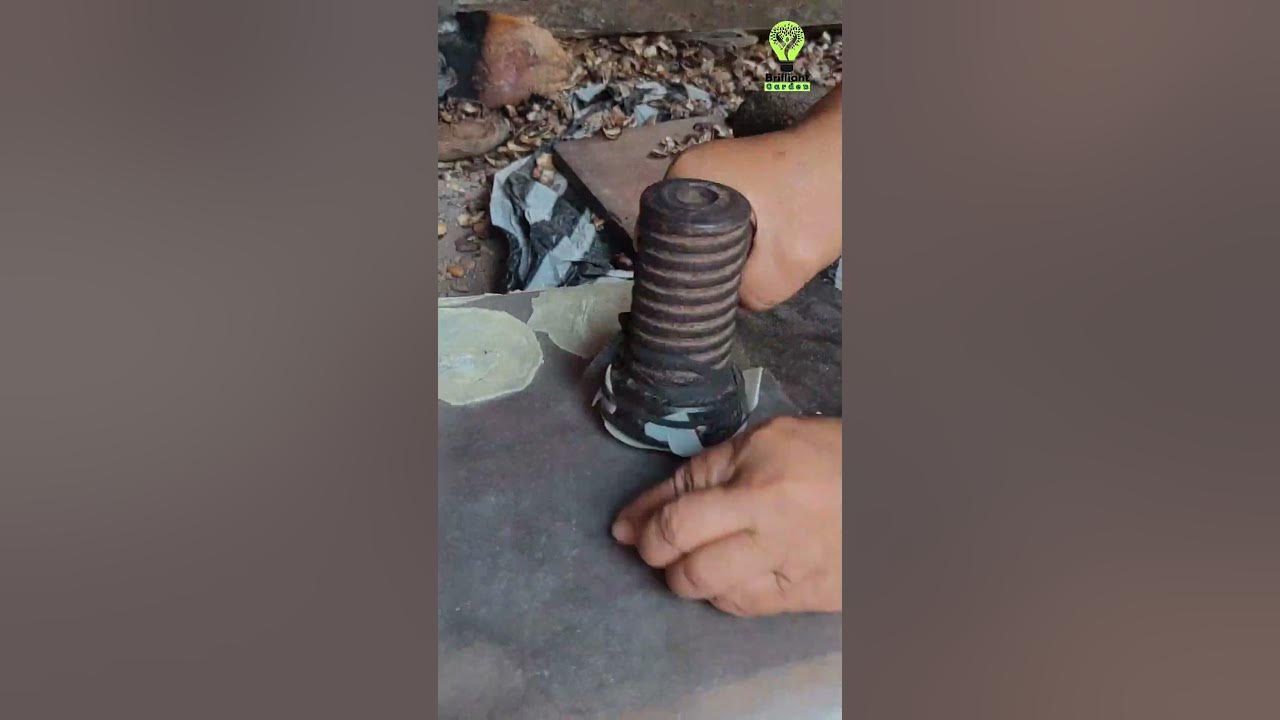Alat, Skill dan Teknik Tingkat Dewa Membuat Emping Melinjo - Alat unik #farmtools #shorts