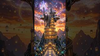 A Giant Wizard Tower Turned Into a Magic Palace! 🧙♂️ #shorts #magichouse