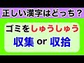 【漢字クイズ】正解率は５０％以下　赤字に当てはまる漢字はどちらでしょうか？全５問‼︎【頭の体操】