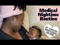 BEDTIME ROUTINE FOR SPECIAL NEEDS BABY | INFANT NIGHTTIME ROUTINE |GTUBE | TRACHEOSTOMY
