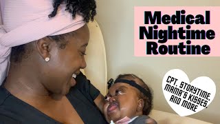 BEDTIME ROUTINE FOR SPECIAL NEEDS BABY | INFANT NIGHTTIME ROUTINE |GTUBE | TRACHEOSTOMY