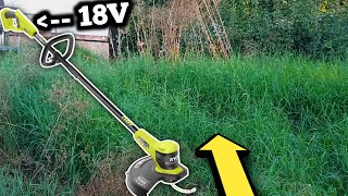 Review | Ryobi 18V Weed Wacker Pushed to it's Limit.