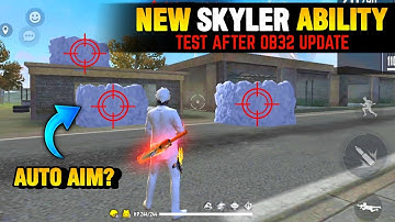 NEW SKYLER ABILITY TEST AFTER OB32 UPDATE - GARENA FREE FIRE