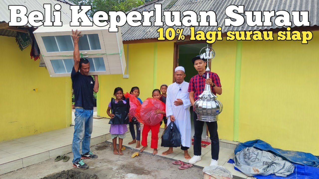 Dari Tidak Berdinding Sampai Megah Seperti ini❗Terimekasih Donatur