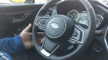 2019 Forester Touring driver monitoring system