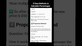 5 Easy Methods To Calculate Percentages