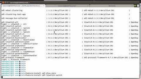 Ejercicio2: Mininet y ODL usando OpenFlow 1.3