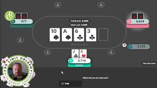 does TT hold? lol no limit holdem on bovada poker with robert gardner vice have no fear! 1/9/2026