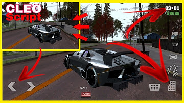 GTA SA MOBILE 📲 TRANSPARENCY HUD🎴CLEO SCRIPT + DOWNLOAD 🗂️ REMOVE HUD  ANDROID MOD 📱 Uzbekcha Gta Sa