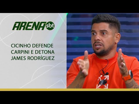 Cicinho defende Carpini e detona James Rodríguez: "Não tem respeito" | Arena SBT (18/03/24)