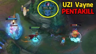Uzi Vayne After Getting Buffed Is Unstoppable Insane Pentakill
