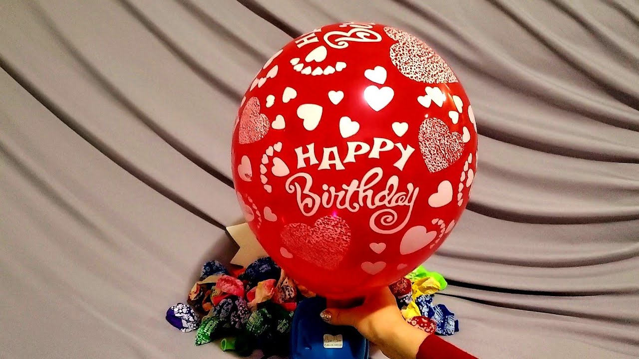 HAPPY BIRTHDAY BALLOON INFLATION AND DEFLATION PART 3!!! YouTube