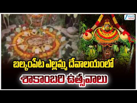 Balkampet Yellamma Shakambari Utsavalu | బల్కంపేట ఎల్లమ్మ దేవాలయంలో శాకాంబరి ఉత్సవాలు | ZEE News - ZEE24TELUGUNEWS