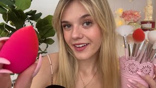 ASMR Girl Who&#39;s Obsessed With You Does Your Makeup 🍒💋 (ft.dossier)