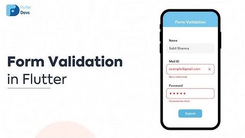 Flutter Form Validation  | TextFormField with Validation in Flutter App 🚀