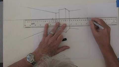 Multiple vanishing points in one drawing, Lesson 6 Section 3