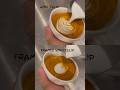 Latte Art Tulip: Framed Wing VS Classic Wing #shorts #latteart #tutorial