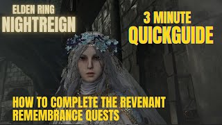 NIGHTREIGN: How to complete the REVENANT Journal Remembrances (Chapter 1 to 8) QUICKGUIDE