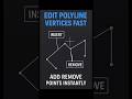 The Fastest Way to Fix Messy Polylines in AutoCAD #autocad #tutorial #cad