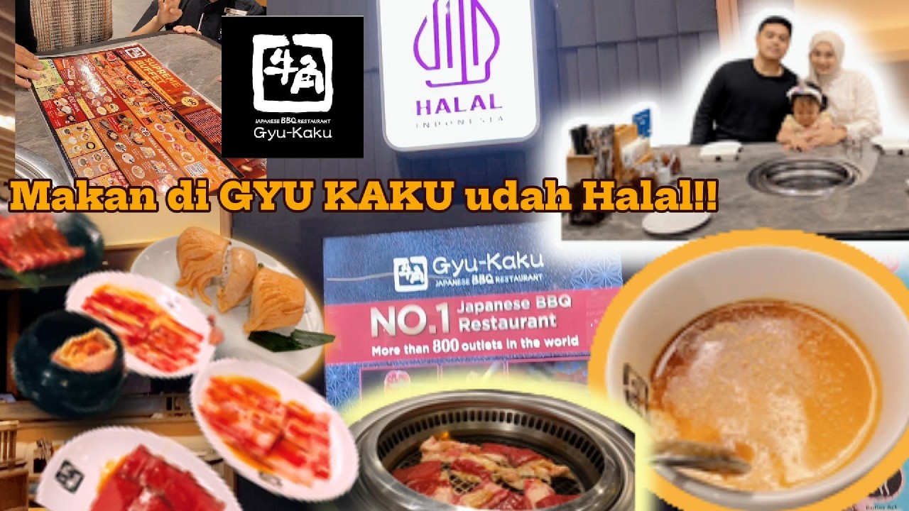 GYU KAKU UDAH HALAL | ADA SALMON SUSHI NYA