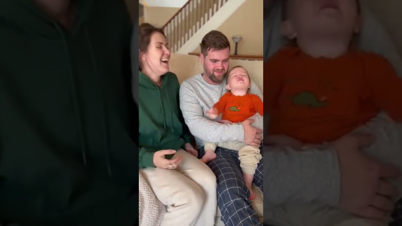 🐯 Малышка защищает папу как настоящая начальница 😂 