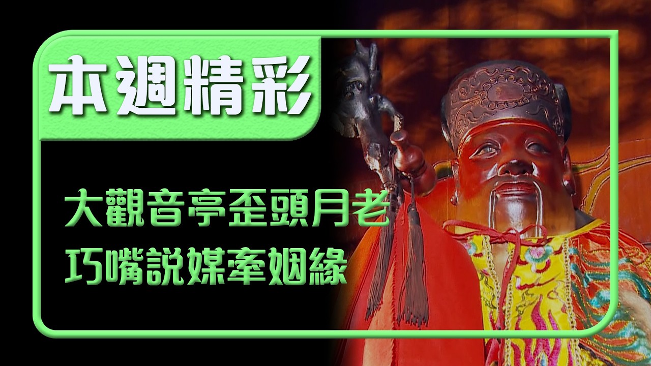 府城大觀音亭歪頭月老！巧嘴說媒、側耳傾聽牽姻緣！｜本週精彩｜寶島神很大