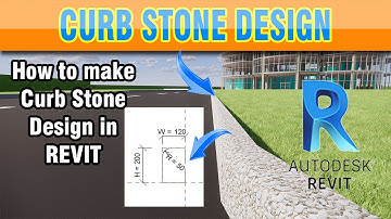 How to make Curb Stone Design in REVIT | Curb Modeling in REVIT | Curb Design in REVIT
