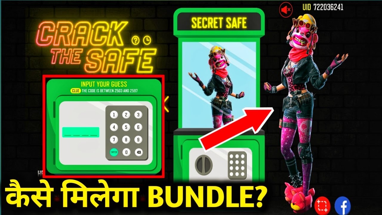 FREE FIRE NEW EVENT / CRACK THE SAFE EVENT FREE FIRE // FREE FIRE CRACK THE SAFE EVENT DETAILS