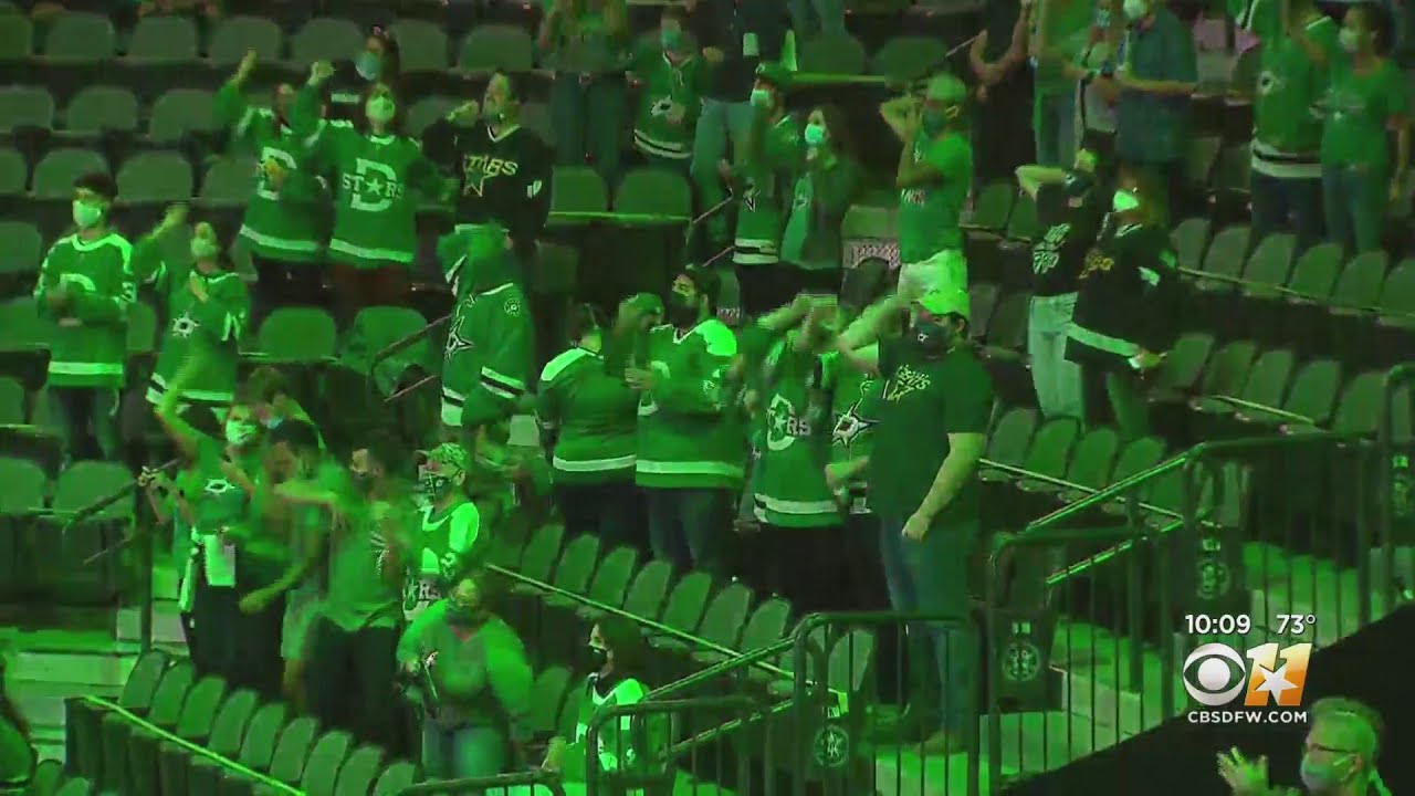 Fans Cheer On Dallas Stars From American Airlines Center