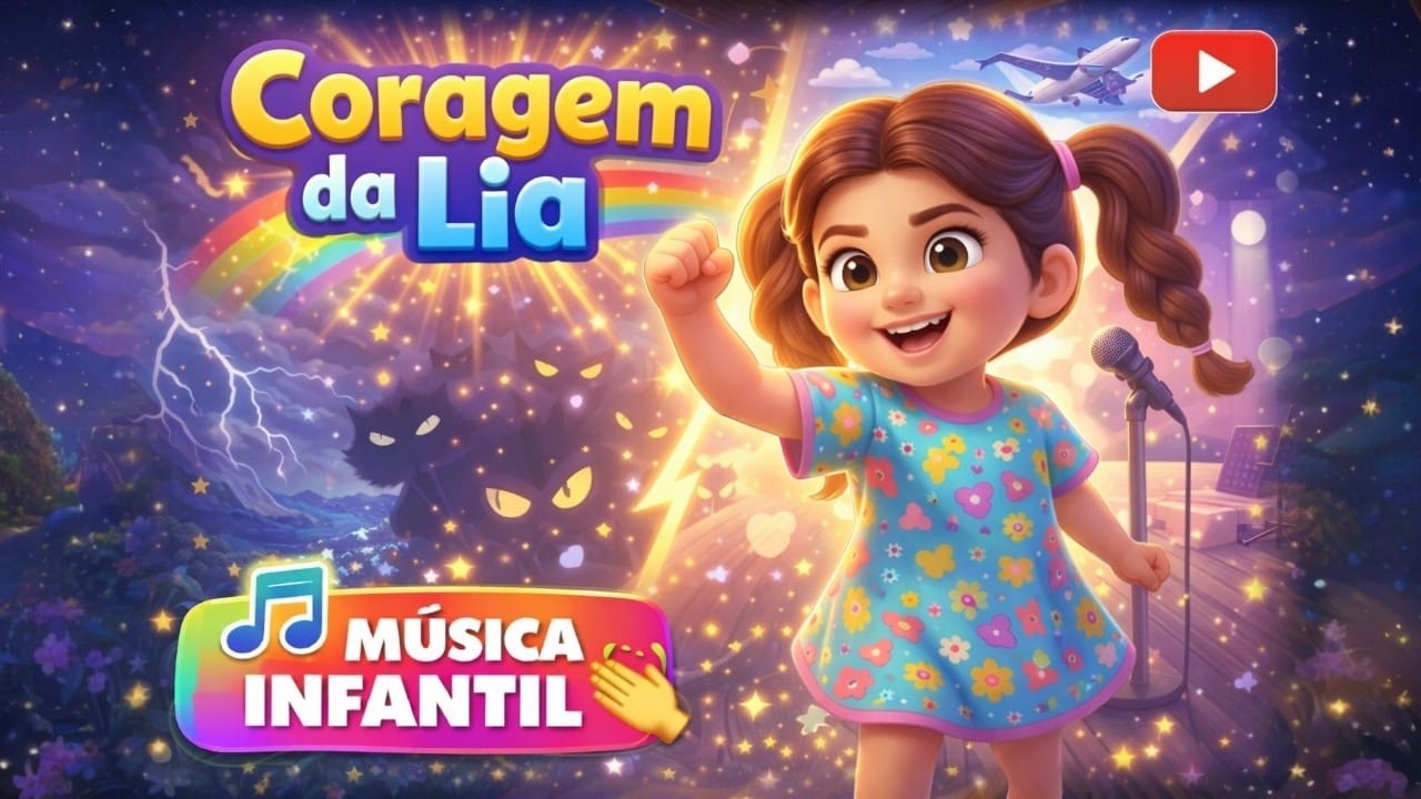 Música Infantil | Coragem da Lia | Mundo da Lia🌈🌟