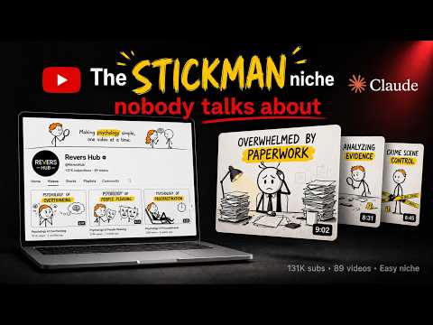 How to Create Stickman Animations with Claude AI — Clone Any YouTube Channel for FREE thumbnail