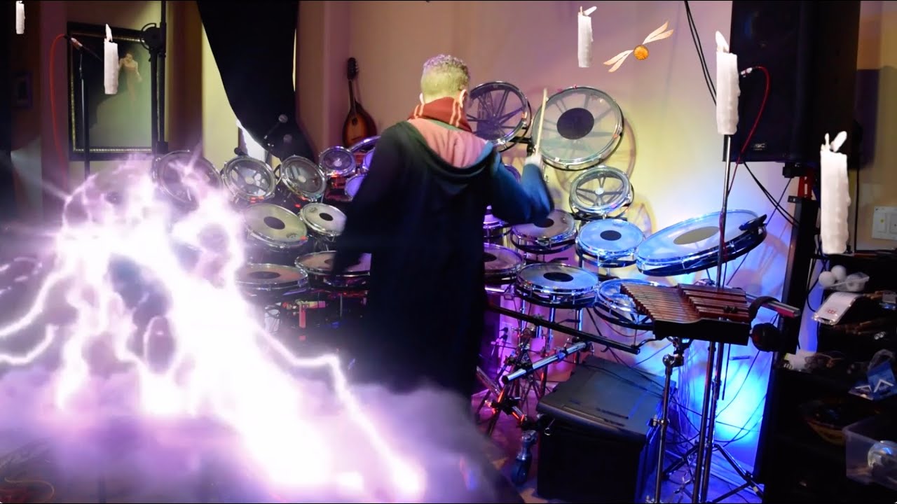 Harry Potter and the Melodic Drums Hedwigs Theme On Rototoms! YouTube