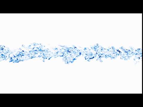 Enstrophy intensity slice extracted from a three-dimensional fluid flow field of a temporal jet
