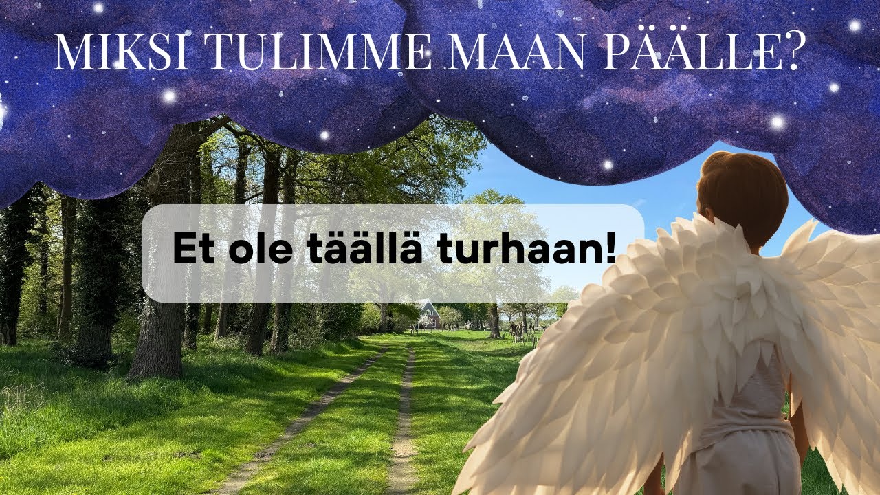 Miksi tulimme maan päälle?