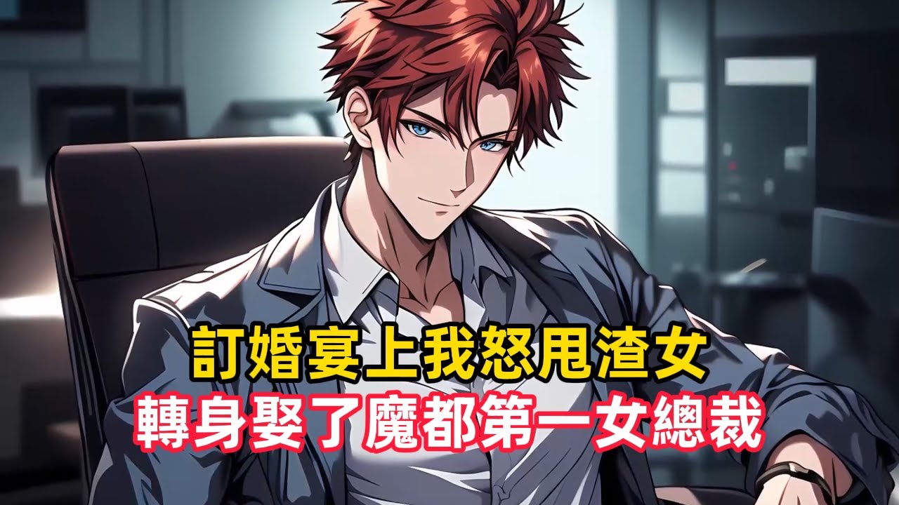 《訂婚宴上我怒甩渣女，轉身娶了魔都第一女總裁》重生回到訂婚宴前夕，我毅然撕破未婚妻與表弟的姦情。在眾人震驚的目光中，我甩開渣女，轉身牽起魔都第一女總裁秦雪的手……#漫畫解說