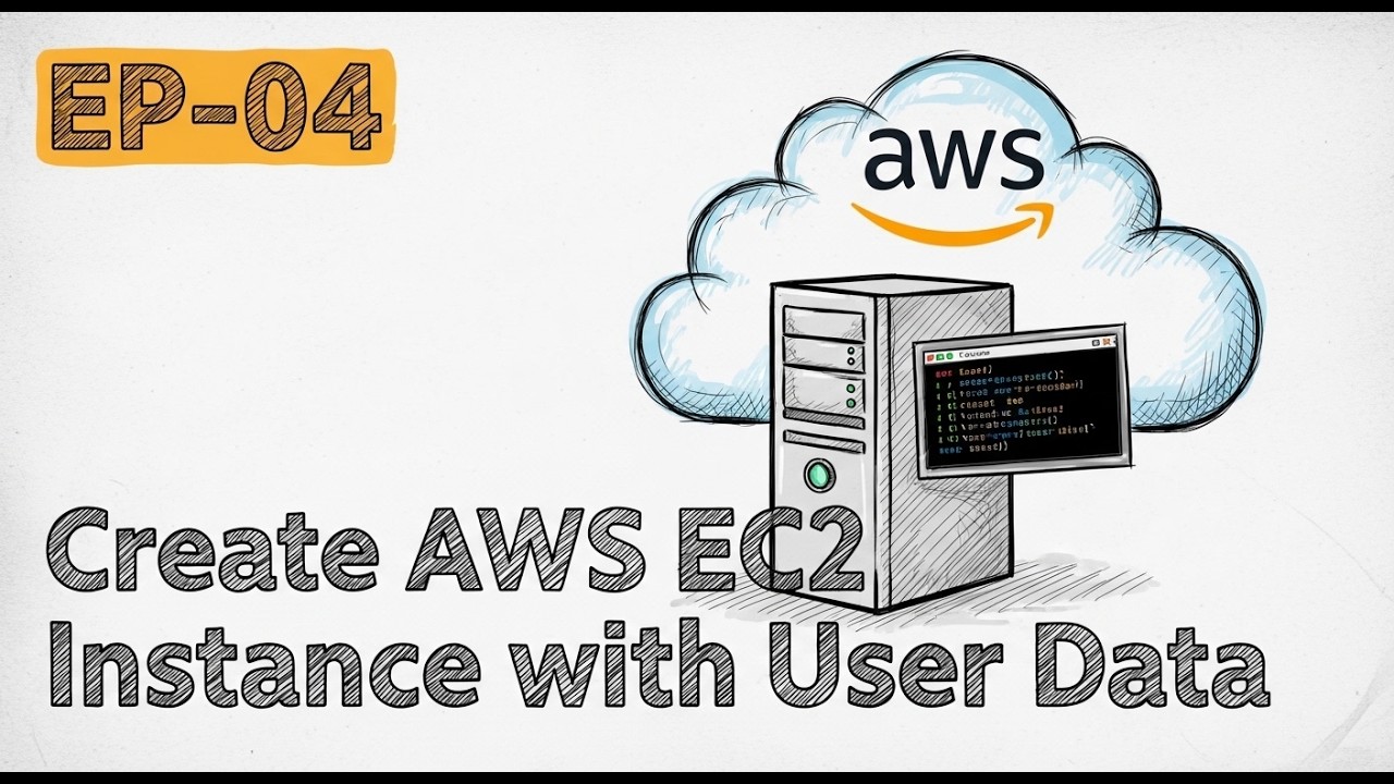 EP-04: Create AWS EC2 Instance with User Data | Step-by-Step Tutorial ...