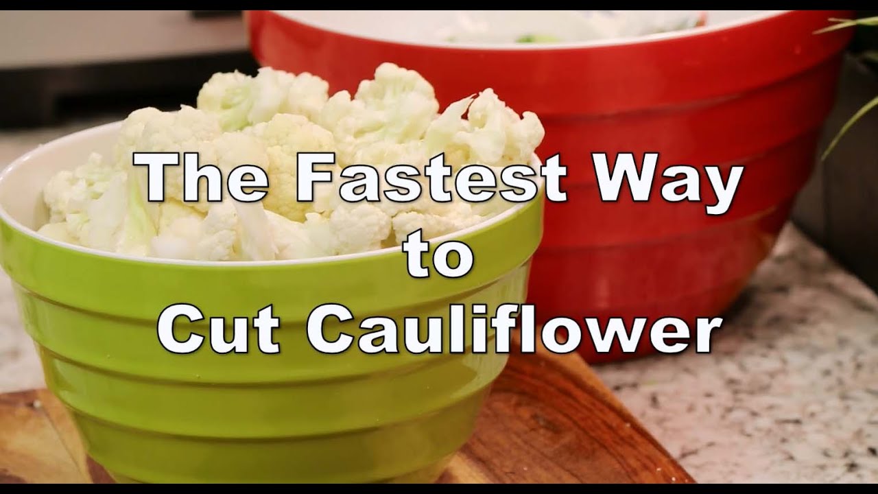How to cut cauliflower in less than 1 minute Food Chain TV with Chef