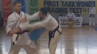 Self-defence techniques 1st Dan test