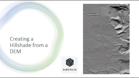 How to create a hillshade from a DEM