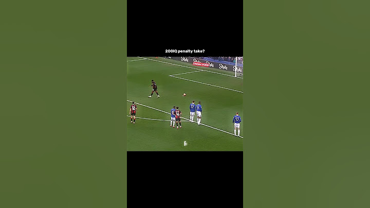 Semenyo's no look penalty. #football