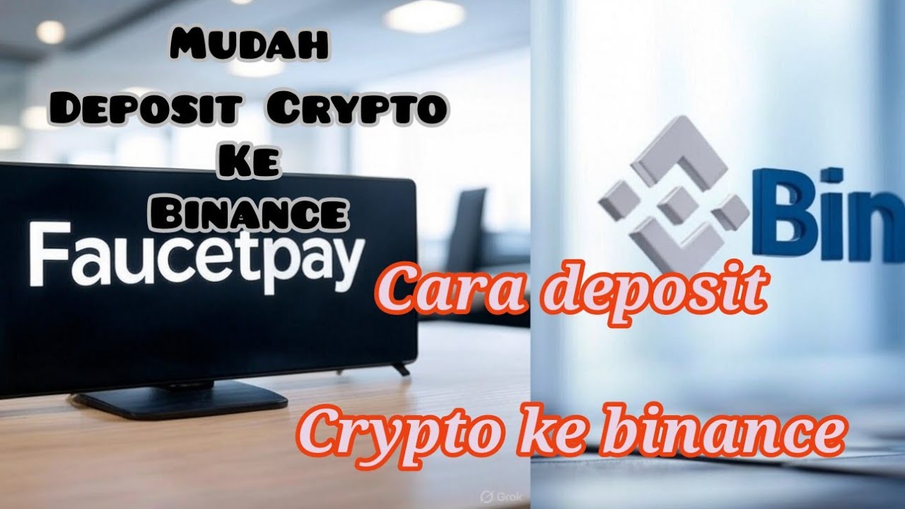 Cara deposit Crypto ke binance |  kirim | Transfer | withdraw | tarik dari faucetpay 