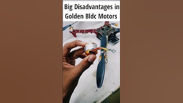 Big Disadvantages in Gold Bldc Motor Drone #shorts