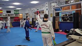 El Maestro Francis celebra su cumpleaños  entrenando en sus clases de Taekwondo  19 / 02 / 2024