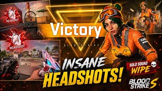 INSANE HEADSHOTS 🔥 SOLO SQUAD WIPE + VICTORY 💀 | Blood Strike Gameplay