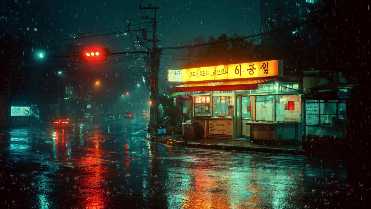 Kyoto Rainfall Atmosphere ☔ Soft Lofi Mix for Peaceful Nights