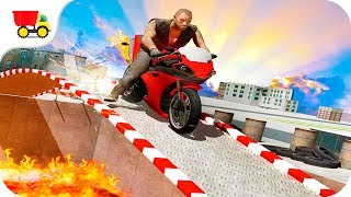Bike Racing Games - City Bike Race Stunts 3D - Gameplay Android free games screenshot 2