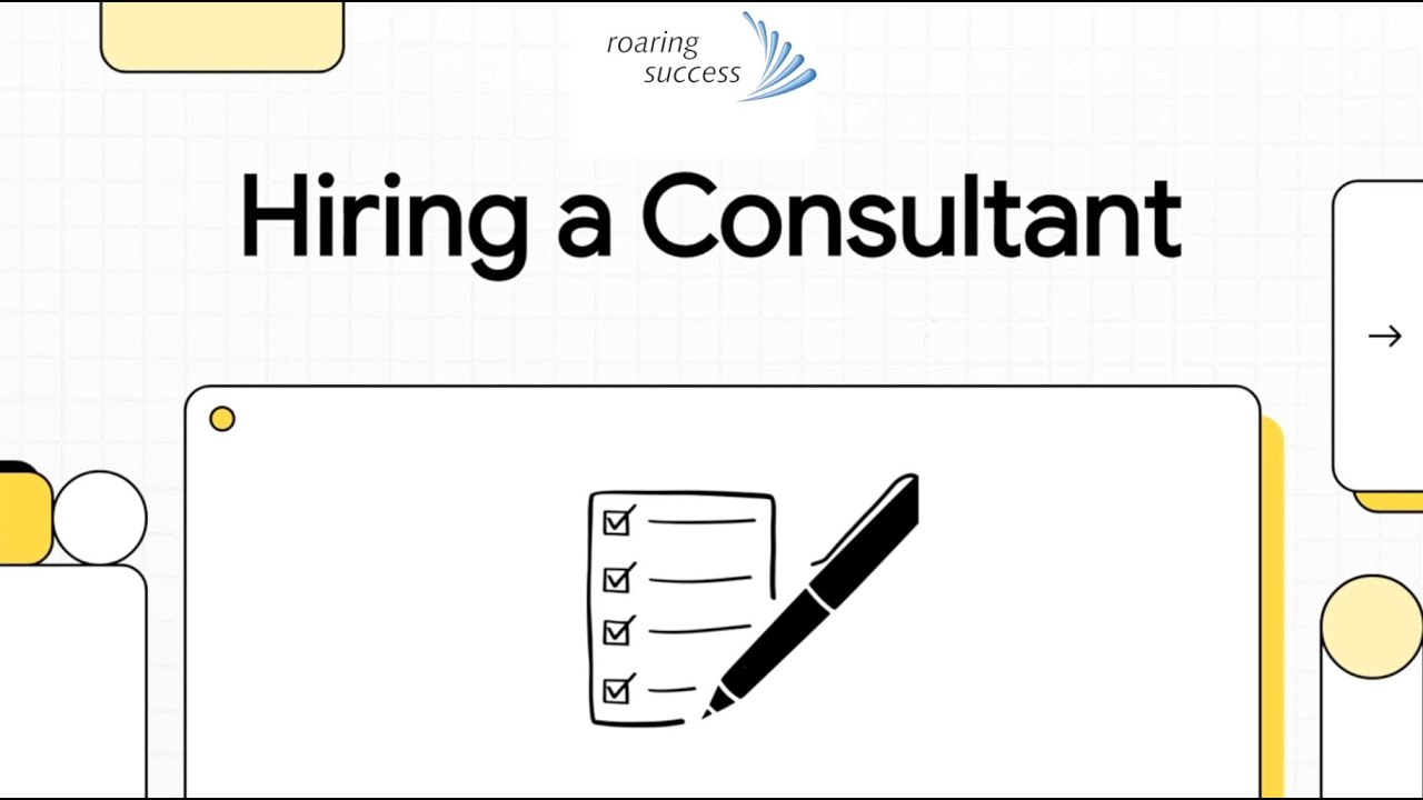 Podcast Ep18 Video - Hiring a Consultant - Essential Questions to Ask Before You Decide